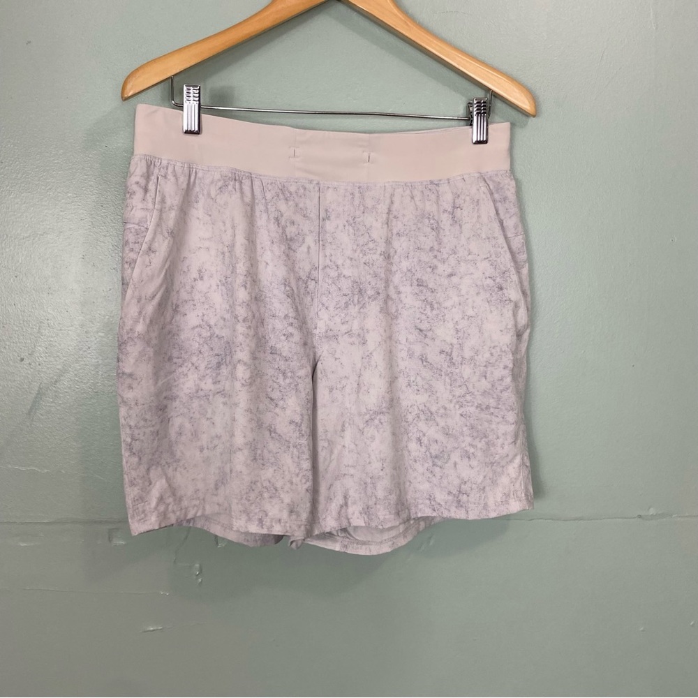 Lululemon THE Short Linerless 7”‎ Marble Print Large
